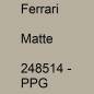 Preview: Ferrari, Matte, 248514 - PPG.